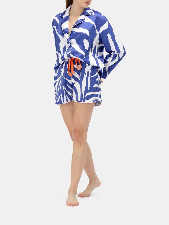 custom silk pyjama set AU
