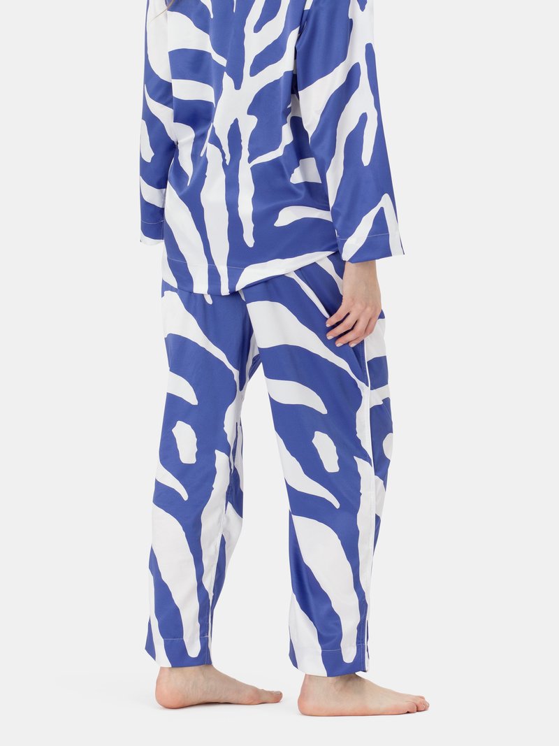custom silk pajamas back