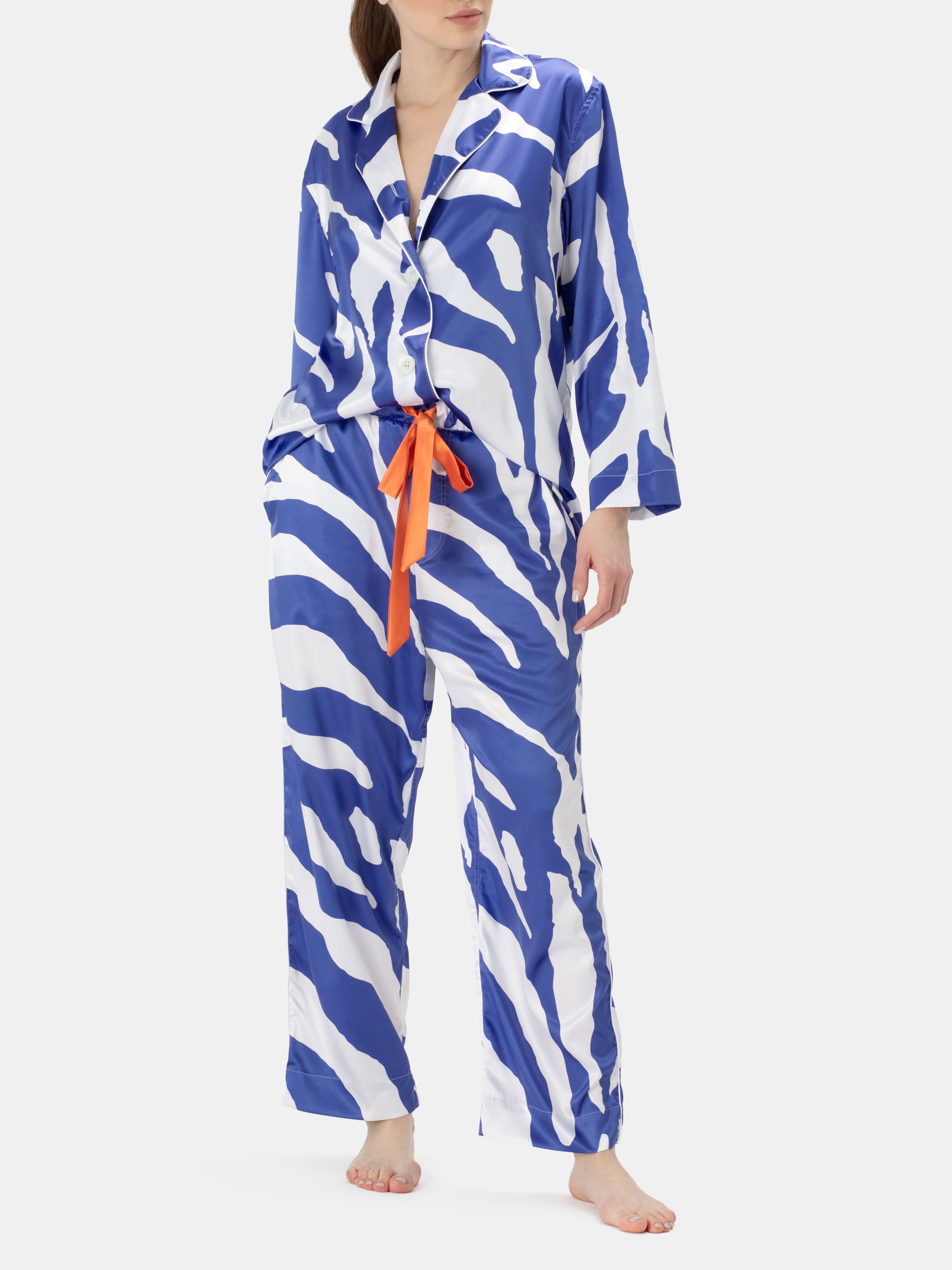 custom luxury silk pajamas