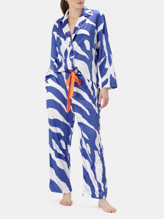 Pyjamas en soie personnalisés