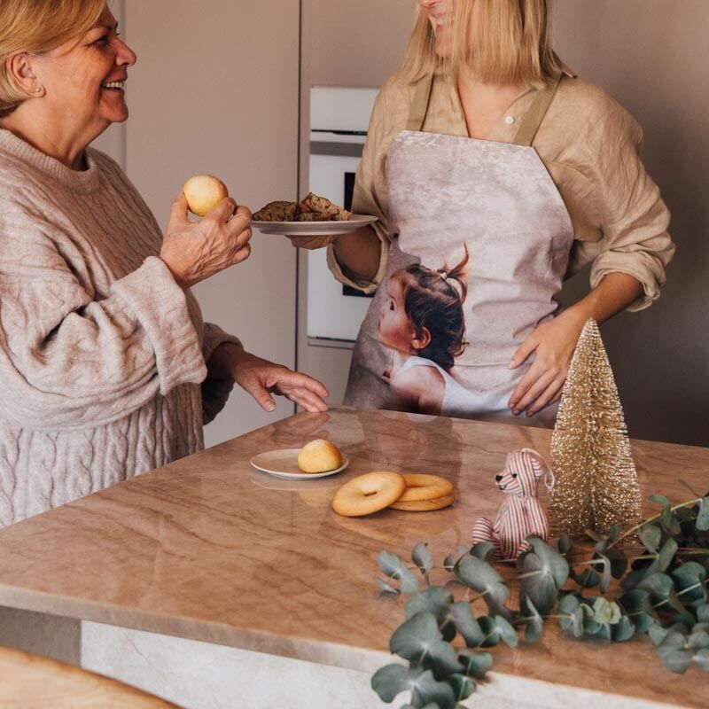 Tablier de cuisine pour femme, mamie gâteaux, fabriqué en France