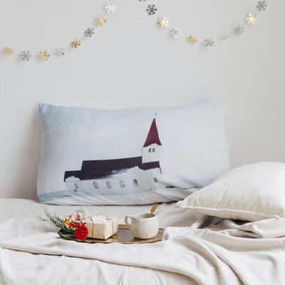 Taie d'oreiller décorative de Noël personnalisée