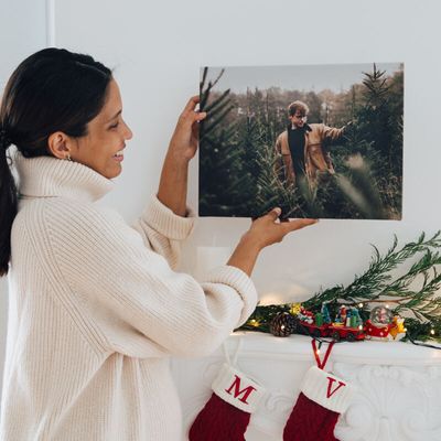 gepersonaliseerd canvas kerstcadeau