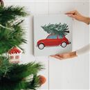canvas print kerstcadeau