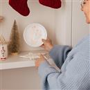 Christmas Pattern China Plates