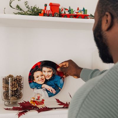 custom plates printed with photos