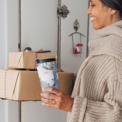 Photo Printed Travel Mug for Christmas