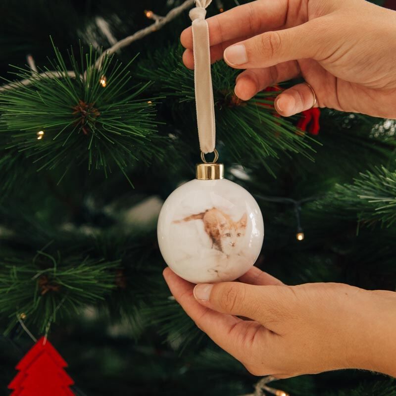 Weihnachtskugel mit Foto | Foto Weihnachtskugel