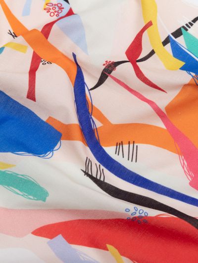 printed cotton muslin fabric