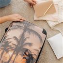 Travel montage printed personalise Suit case design