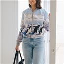 winter bomber jacket womens