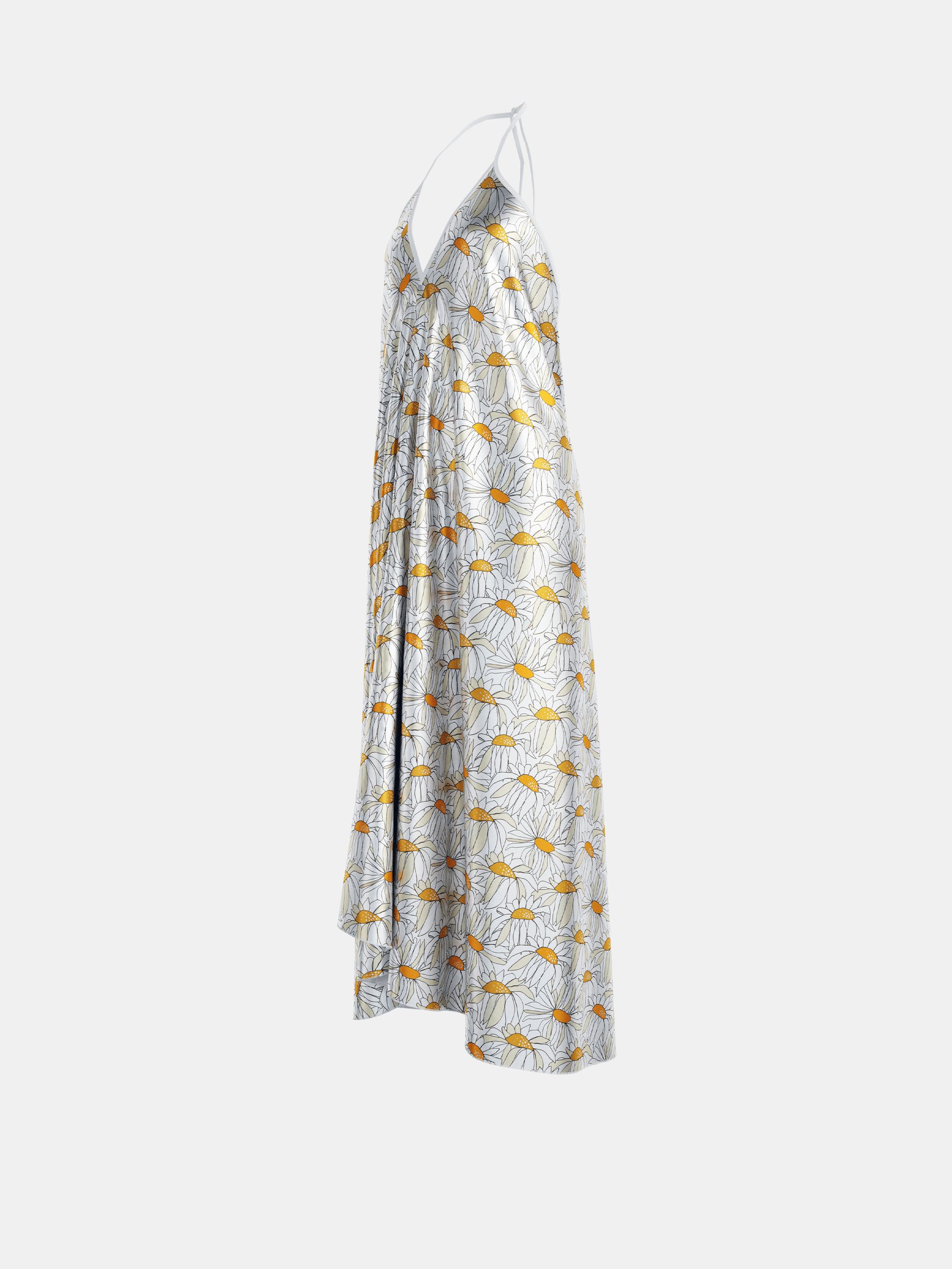 Caprise - Halterneck Backless Tie Dress