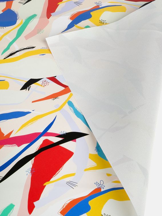 custom poly canvas fabric