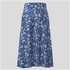 Personalized Silk Midi A-line Skirt