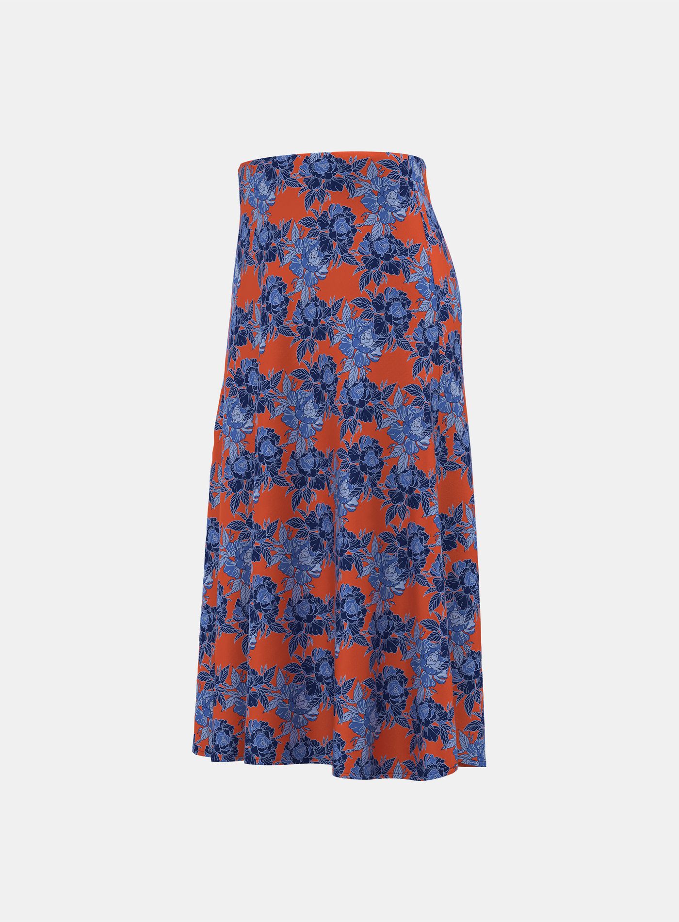 Custom Silk A-Line Custom A-Line Midi - Main Image