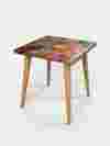 printed side table
