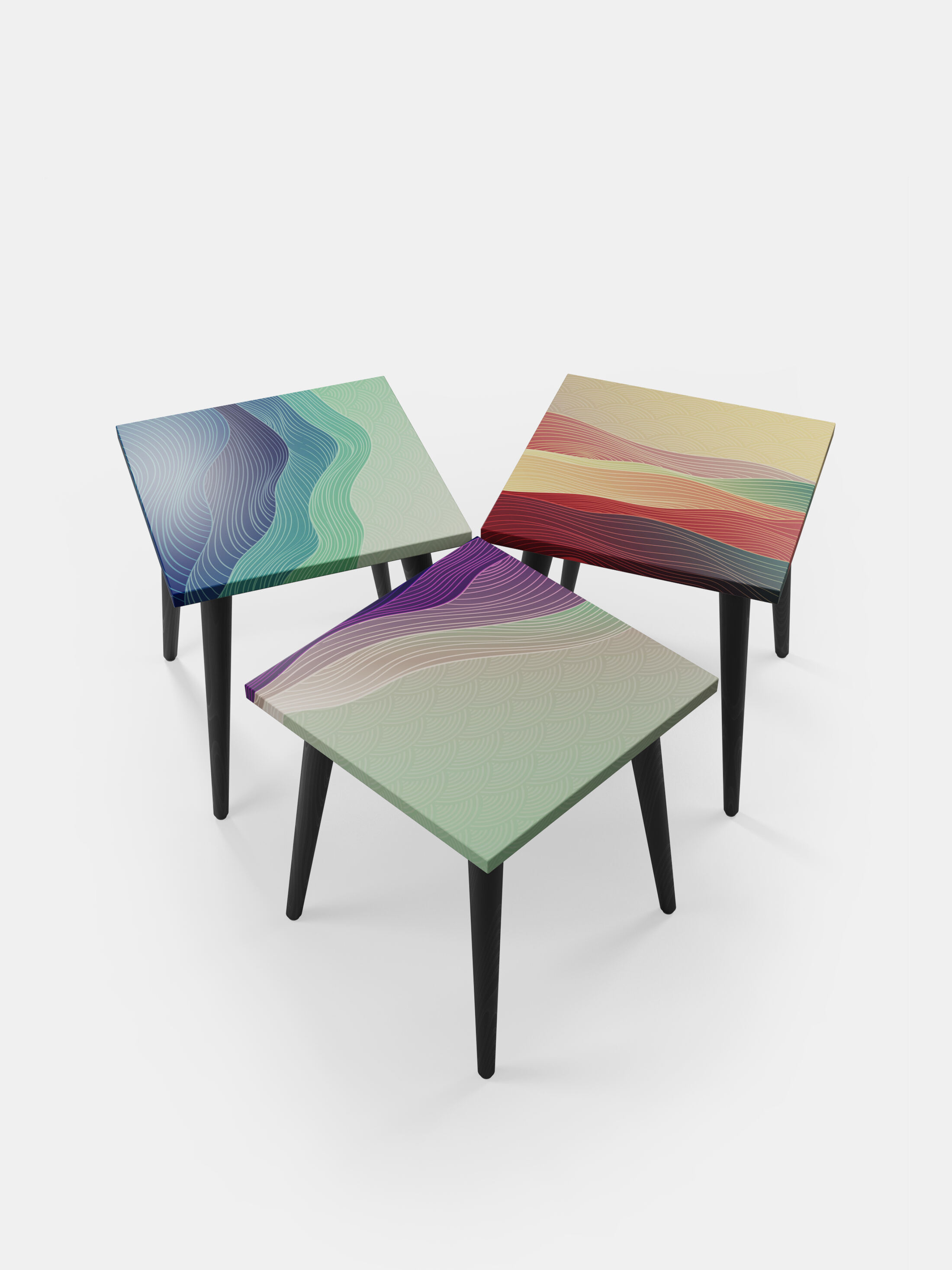 custom side table square