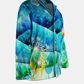 ontwerp zijden pyjama set