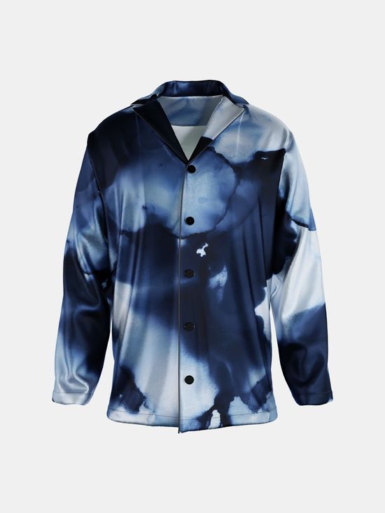 100% Men's Silk Pajama Custom Make Luxury Men's Silk Sleepwear