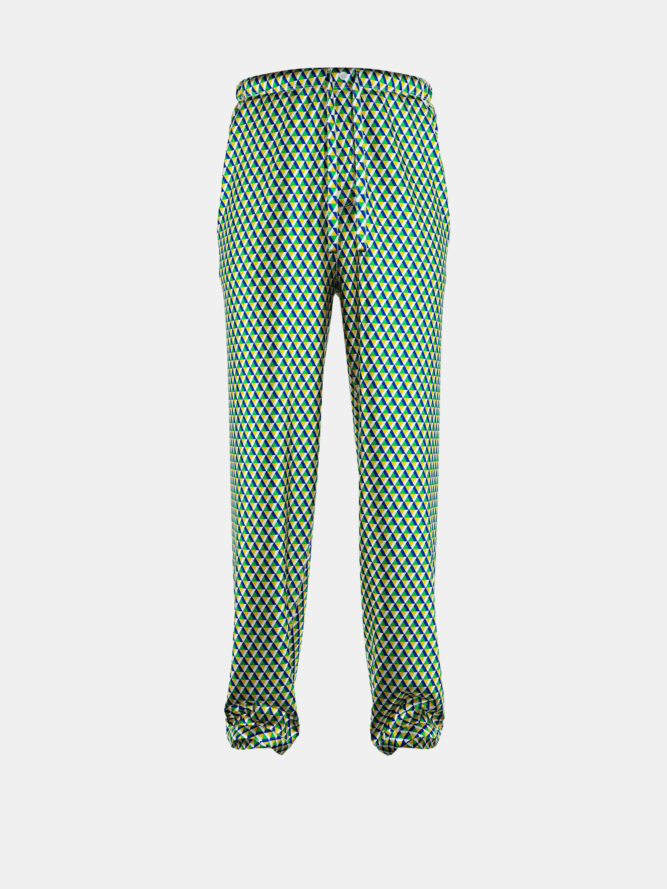 men's custom luxury silk pyjama set