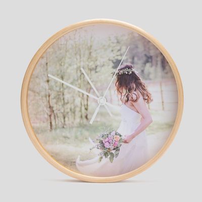 personalized wedding clock
