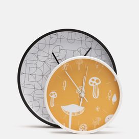 Horloge murale ronde, horloge murale originale avec design