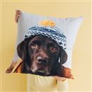 Personalized photo print cushion