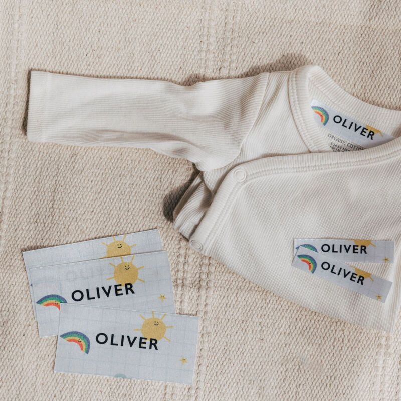 Personalised Fabric Labels. Custom Printed Fabric Labels