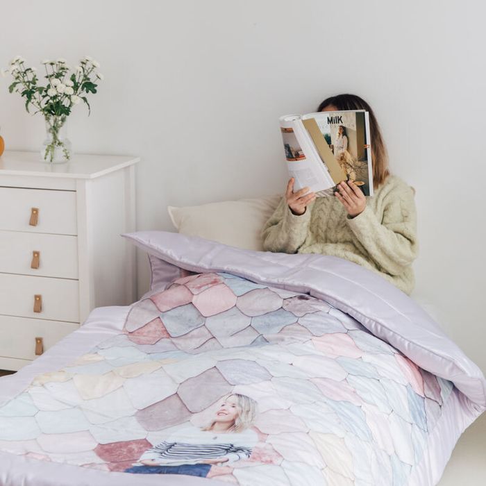 Luxury Satin Photo Quilts: Personalised Quilt Patchwork Style