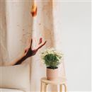 bedroom custom curtains UK hanging details