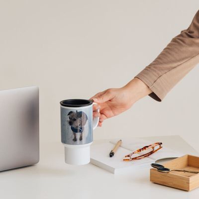 custom travel mug