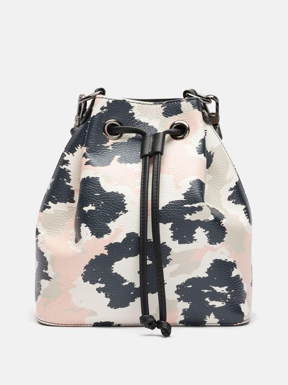 custom leather bucket bag