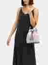 Printed Leather Bucket Bag