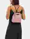 Design your own drawstring backpack professionally handmade from genuine leather