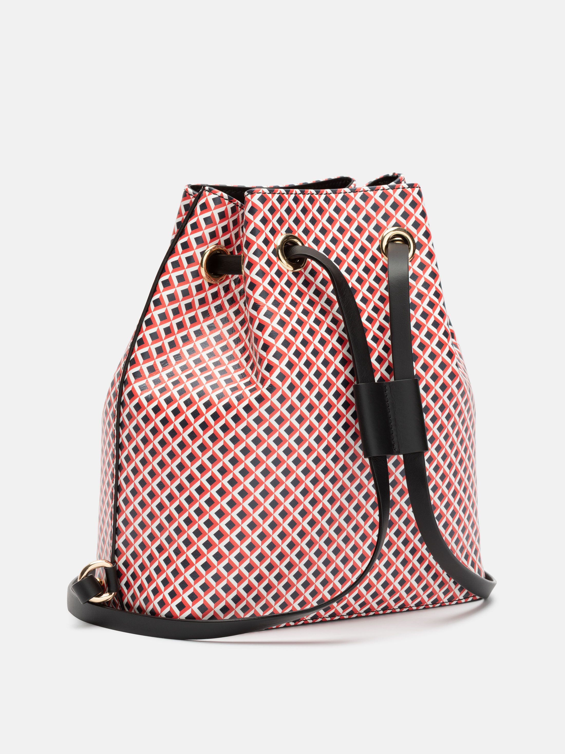 Custom leather Drawstring Backpack