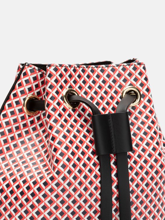printed drawstring backpack custom design