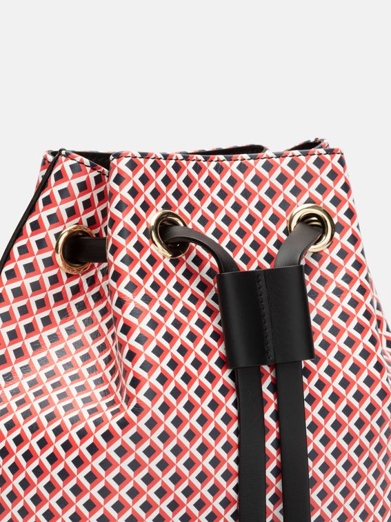 printed Drawstring Backpack