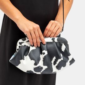 プリーツ付き クロスボディバッグ