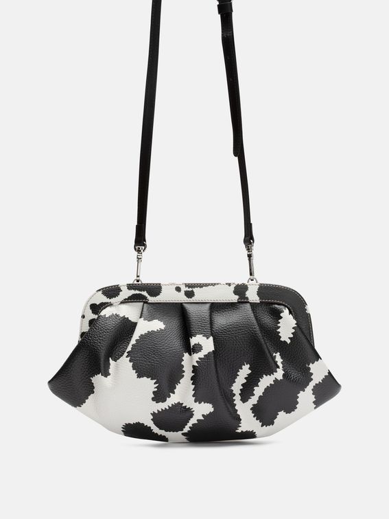 Custom pleated crossbody bag