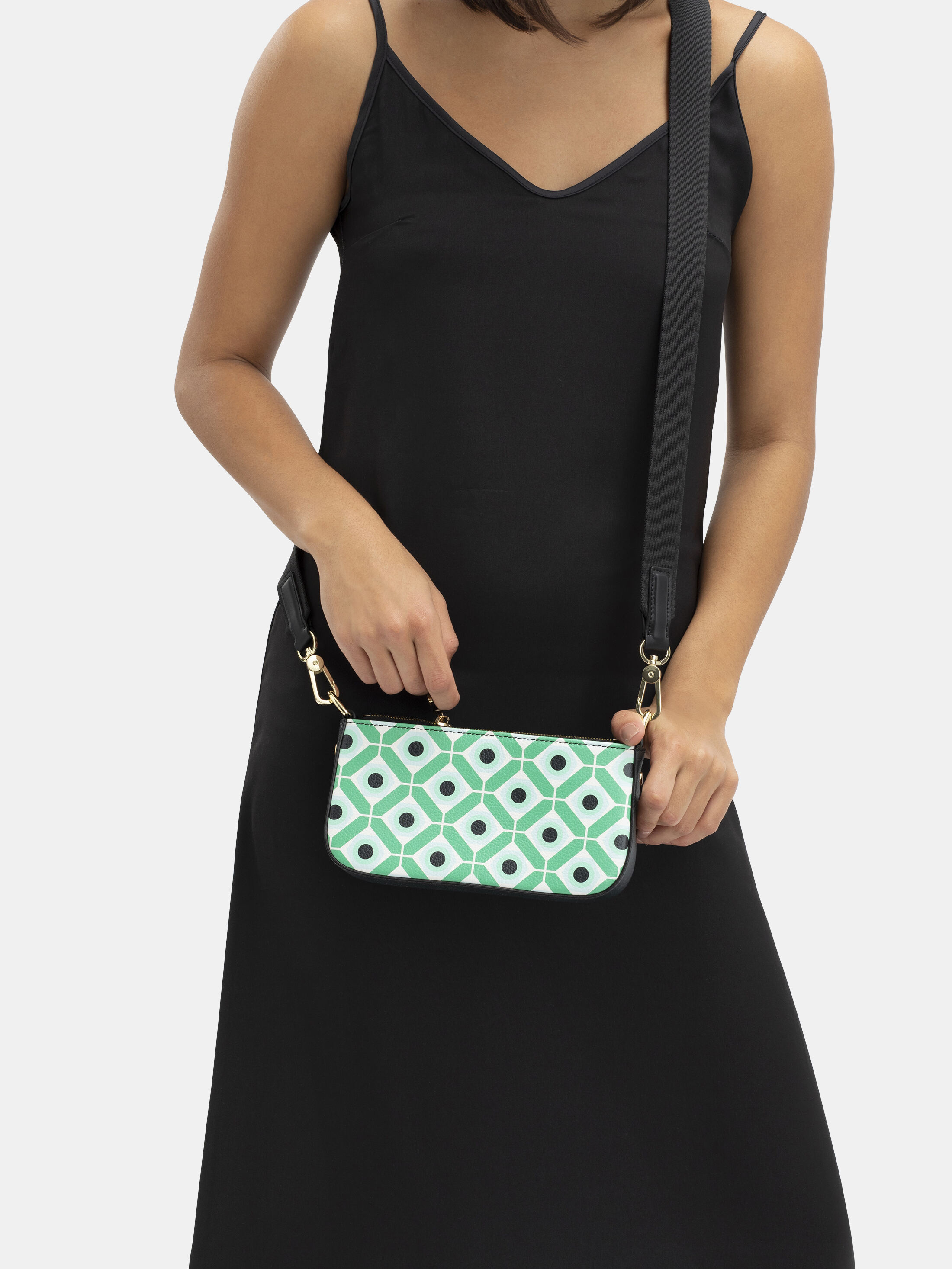 printed zipper box bag