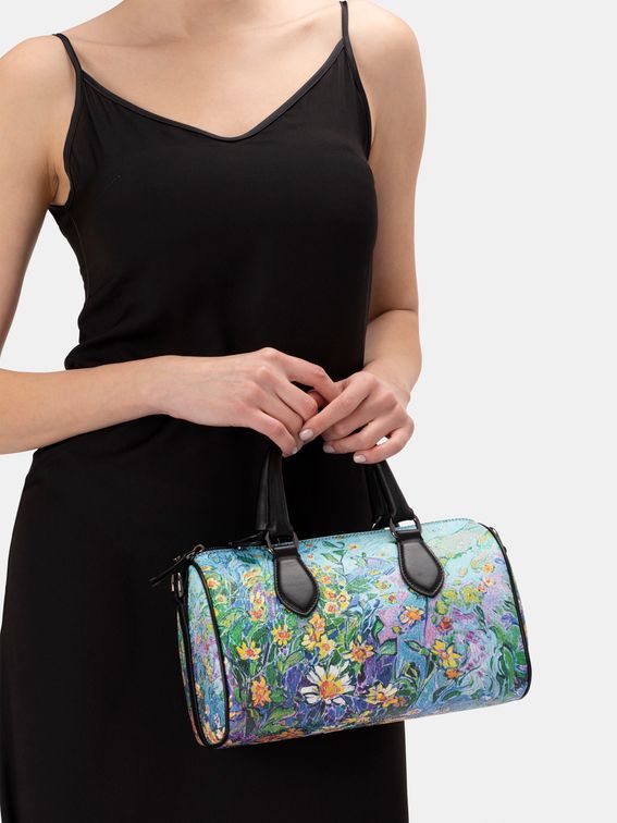 Barrel bag en cuir personnalisé