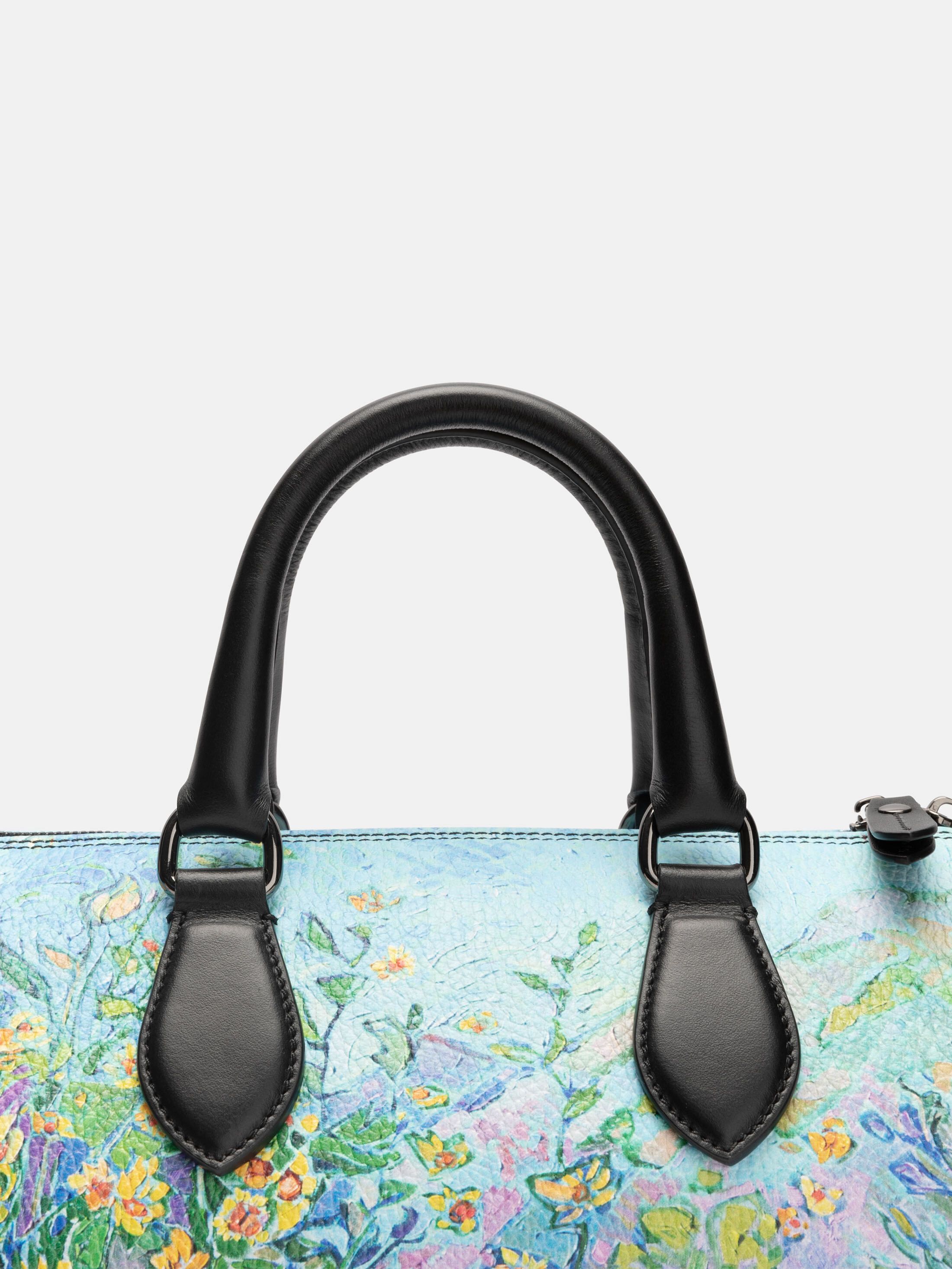 small duffle bag top view