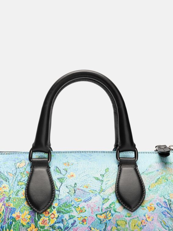 small duffle bag top view