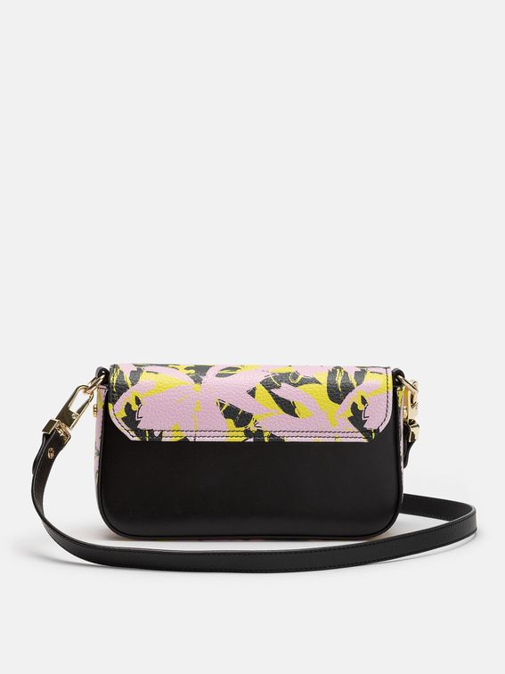 custom foldover crossbody clutch side details