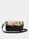 custom foldover crossbody clutch side details