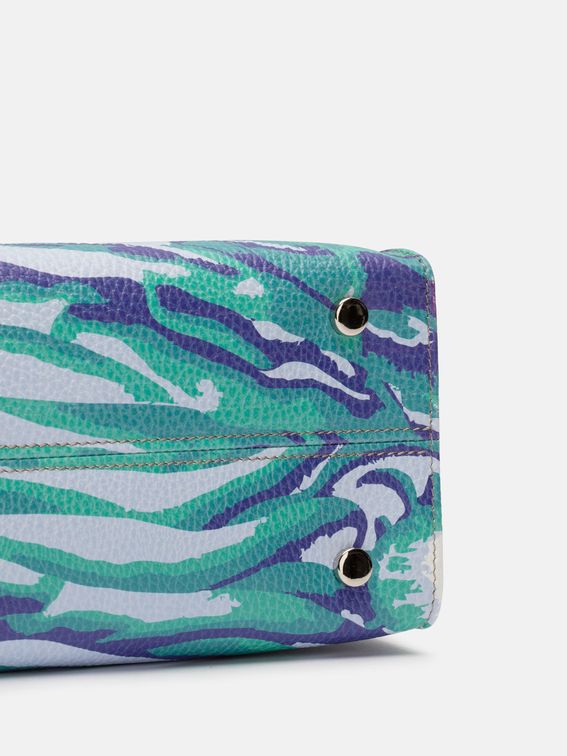 Interno della borsa shopper mini con stampa personalizzata