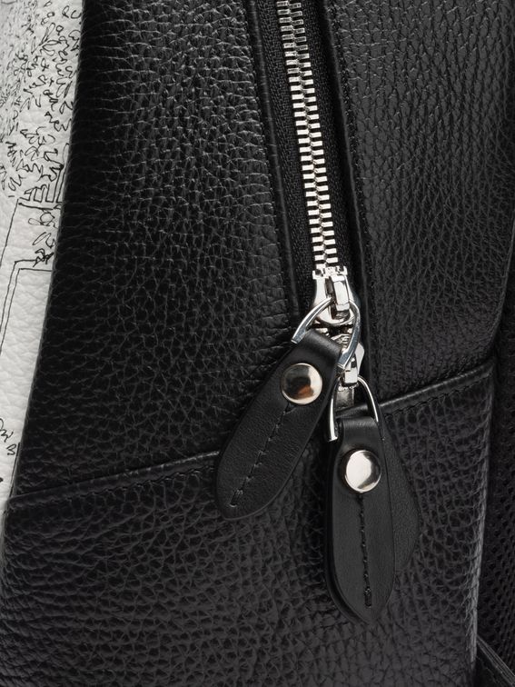 Egendesignad läderryggsäck