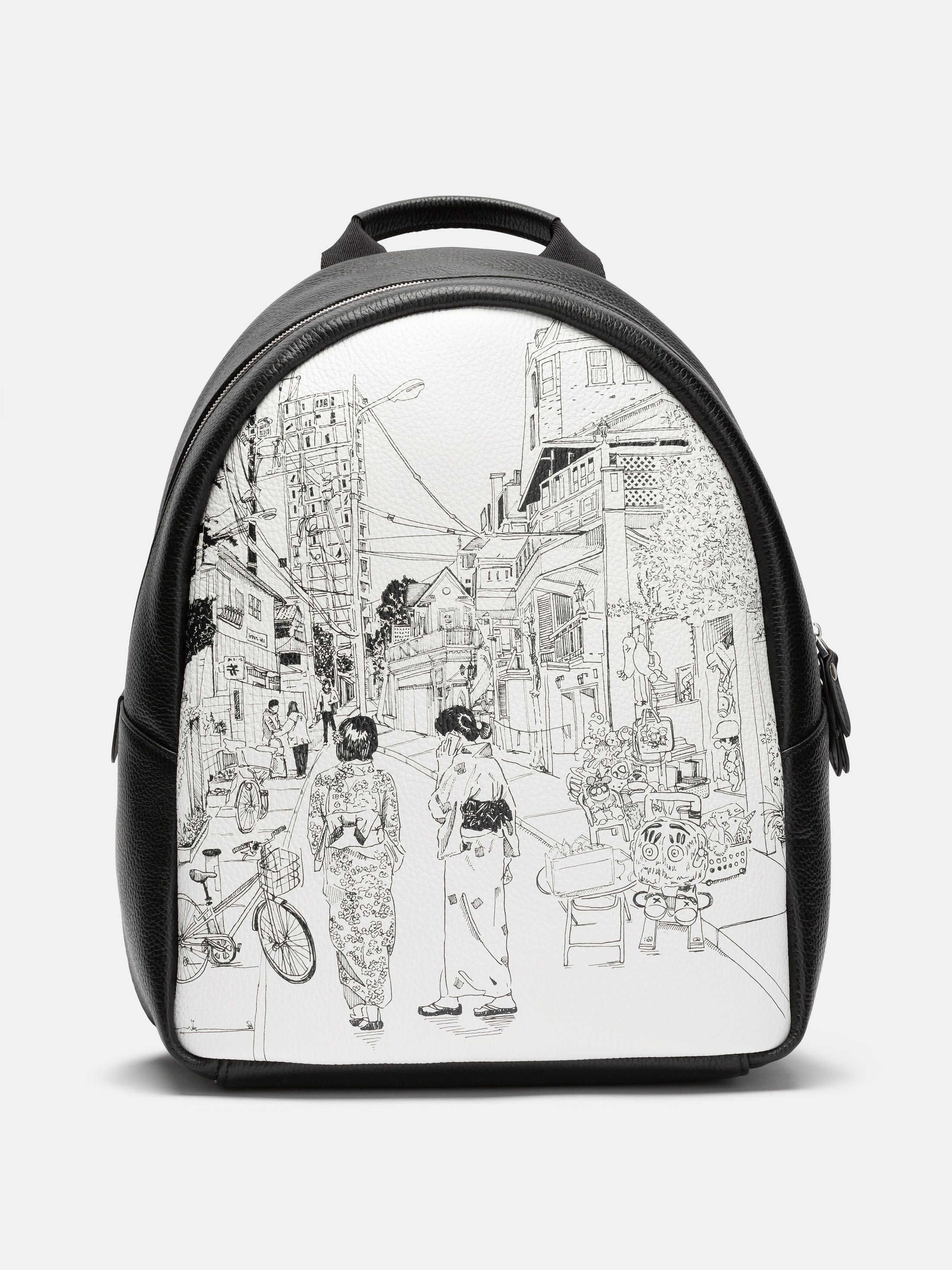 design custom made leather backpack