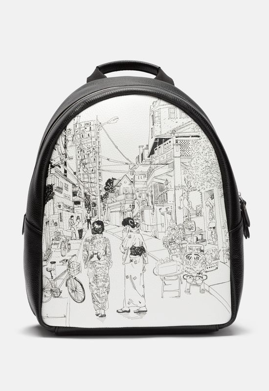 design custom made leather backpack