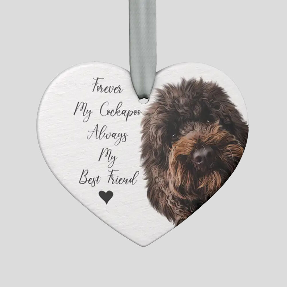 cuore in ceramica personalizzato